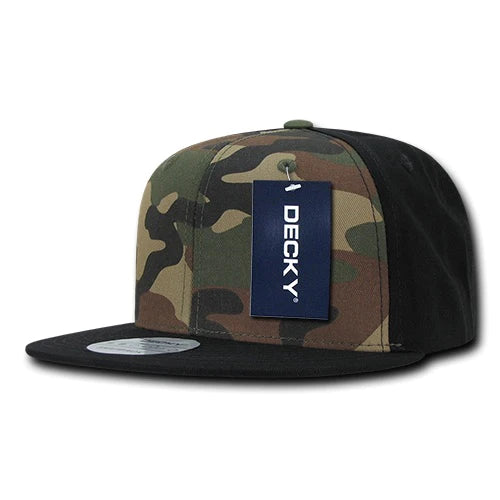 Camo Snapback Hat