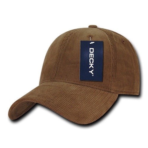 Decky 231 - 6 Panel Low Profile Corduroy Cap