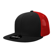 Decky 1052 Blank 6 Panel Trucker Hat, Flat Bill Snapback - 1052