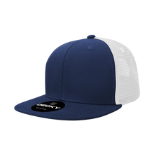 Decky 1052 Blank 6 Panel Trucker Hat, Flat Bill Snapback - 1052