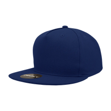 Decky 1064 5 Panel Flat Bill, Cotton Snapback Hat