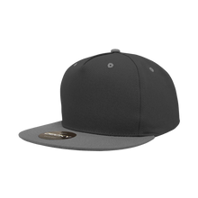 Decky 1064 5 Panel Flat Bill, Cotton Snapback Hat