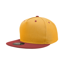 Decky 1064 5 Panel Flat Bill, Cotton Snapback Hat