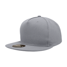 Decky 1064 5 Panel Flat Bill, Cotton Snapback Hat