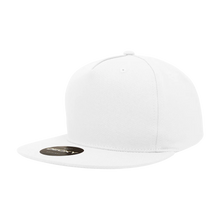 Decky 1064 5 Panel Flat Bill, Cotton Snapback Hat