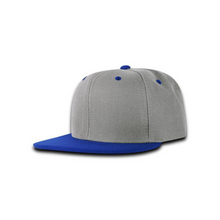 Decky 7011 - Youth 6 Panel High Profile Structured Snapback, Kids Flat Bill Hat