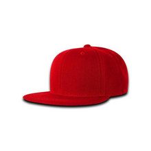 Decky 7011 - Youth 6 Panel High Profile Structured Snapback, Kids Flat Bill Hat