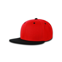 Decky 7011 - Youth 6 Panel High Profile Structured Snapback, Kids Flat Bill Hat