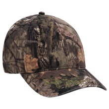 Otto Mossy Oak Camouflage Garment Washed 6 Panel Low Pro Baseball Cap, Camo Dad Hat - 171-1296