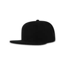 Decky 7011 - Youth 6 Panel High Profile Structured Snapback, Kids Flat Bill Hat