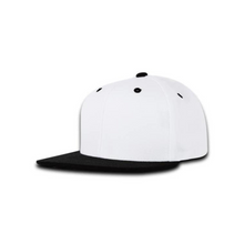 Decky 7011 - Youth 6 Panel High Profile Structured Snapback, Kids Flat Bill Hat