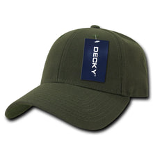 Decky 206 - 6 Panel Low Profile Structured Cap, Baseball Hat