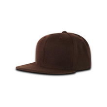 Decky 7011 - Youth 6 Panel High Profile Structured Snapback, Kids Flat Bill Hat