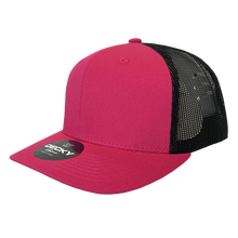 Decky 6021 - Classic Trucker Hat, 6 Panel Mid Profile Trucker Cap