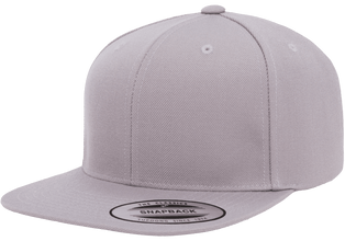 Yupoong 6089M Premium Snapback Hat, Flat Bill Cap - YP Classics