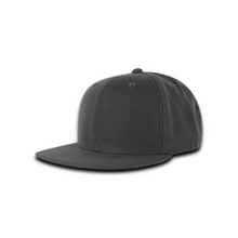 Decky 7011 - Youth 6 Panel High Profile Structured Snapback, Kids Flat Bill Hat