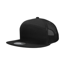 Decky 1133 - Blank 7 Panel Trucker Flat Hat