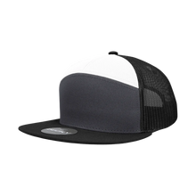 Decky 1133 - Blank 7 Panel Trucker Flat Hat