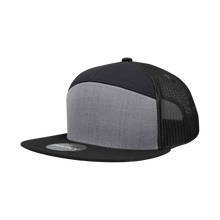 Decky 1133 - Blank 7 Panel Trucker Flat Hat