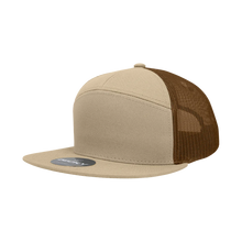 Decky 1133 - Blank 7 Panel Trucker Flat Hat