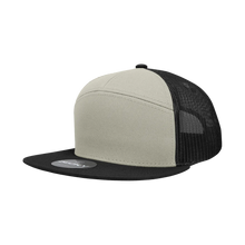 Decky 1133 - Blank 7 Panel Trucker Flat Hat