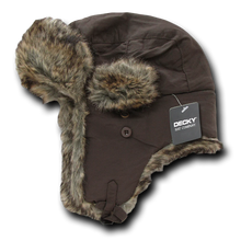 Decky 777 - Faux Fur Aviator Hat, Trapper Hat, Bomber Hat