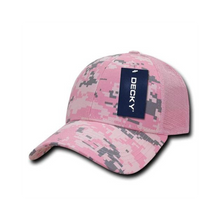 Decky 218 - 6 Panel Low Profile Structured Camo Trucker Hat