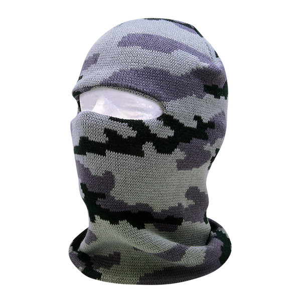 Decky 8033 Camo 1 Hole Mask, Ski Face Mask, Tactical Balaclava, Camouflage