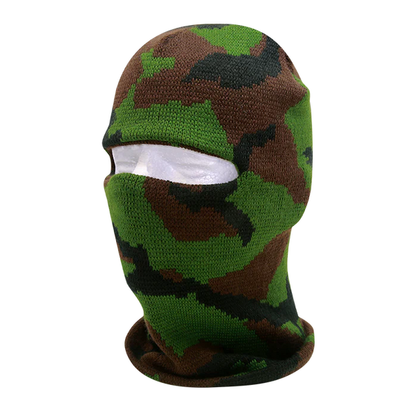 Decky 8033 Camo 1 Hole Mask, Ski Face Mask, Tactical Balaclava, Camouflage