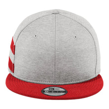 New Era NE408 Shadow Heather Striped Flat Bill Snapback Cap