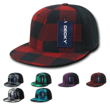 Decky 903 - Structured Plaid Flex Cap