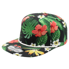 PREMIUM  Pitbull Cambridge PB309 5 Panel Unstructured Floral Rope Hat