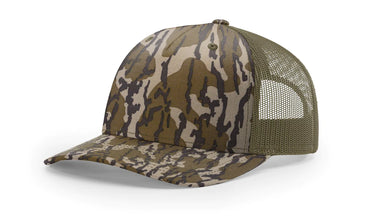 Richardson 112PFP Printed Five Panel Trucker Hat Camo Cap - 112 PFP