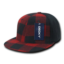 Decky 903 - Structured Plaid Flex Cap