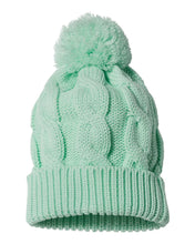 Richardson 141 - Chunk Twist Knit Beanie with Cuff & Pom - 141