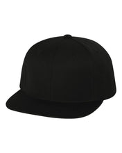 Yupoong 6089M Premium Snapback Hat, Flat Bill Cap - YP Classics