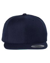 Yupoong 6089M Premium Snapback Hat, Flat Bill Cap - YP Classics