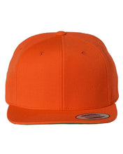 Yupoong 6089M Premium Snapback Hat, Flat Bill Cap - YP Classics