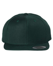 Yupoong 6089M Premium Snapback Hat, Flat Bill Cap - YP Classics