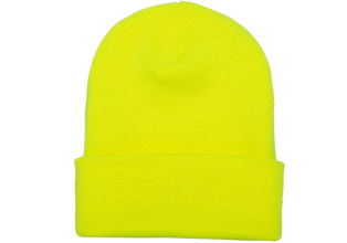 Yupoong 1501KC Long Beanie with Cuff, Knit Cap