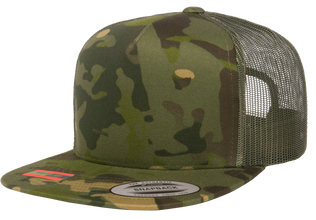 Yupoong 6006MC MultiCam® Camo Trucker Snapback Hat