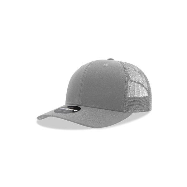 Decky 5019 - Youth 6 Panel Mid Profile Structured Cotton Trucker, Kids Classic Trucker Hat