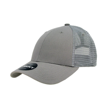 Decky 214 - 6 Panel Low Profile Structured Cotton Trucker Hat, Mesh Golf Cap