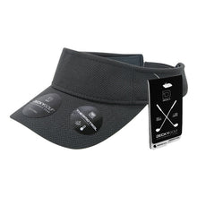 Pique Pattern Sun Visor - Golf & Sports Cap - Decky 6104