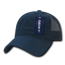 Decky 120 - 6-Panel Low Profile, Relaxed Cotton Trucker Cap