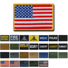 Tactical Canvas Patch, Flag, TBL, SWAT, Fire, Border Patrol, Police, Security, Sheriff, Medic - Rapdom T91