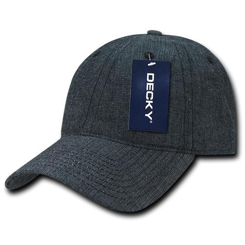 Decky 117 - 6 Panel Low Profile Relaxed Denim Dad Hat